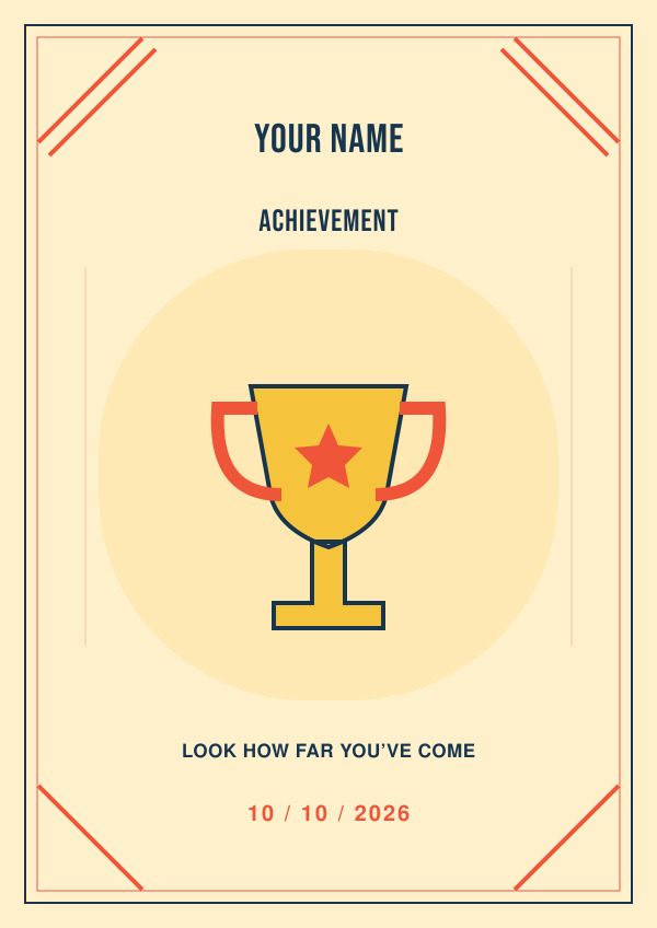 Achievement — for her — Occasion art