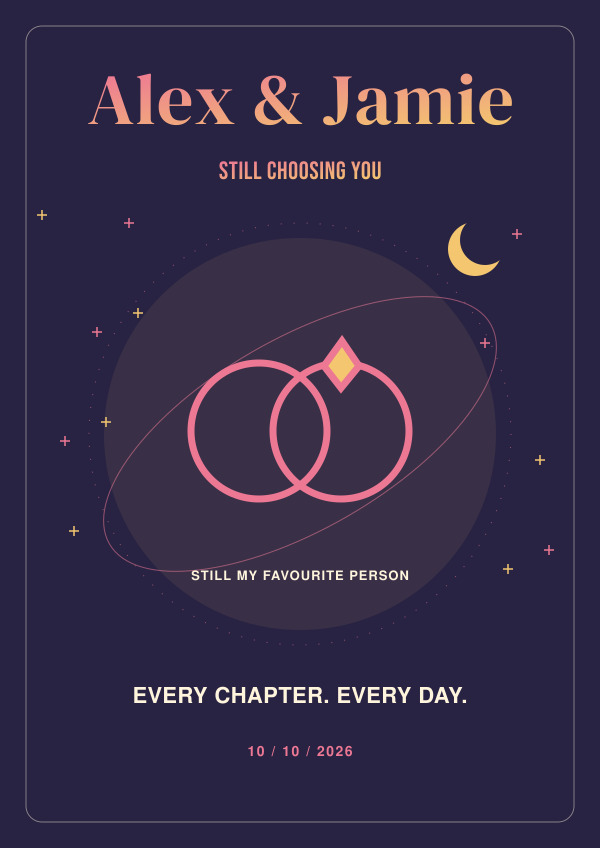 Written in the stars Anniversary — Wedding & anniversary edit