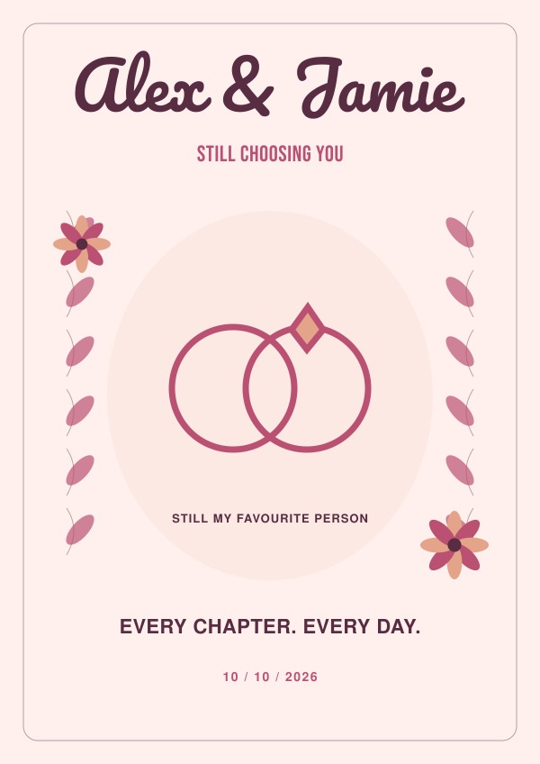 A little romance Anniversary — Wedding & anniversary edit