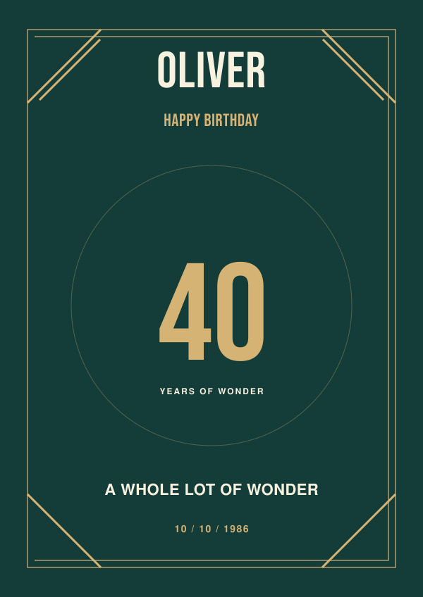 Bold & beautiful Birthday — for him — The birthday edit