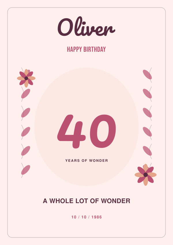A little romance Birthday — for him — The birthday edit