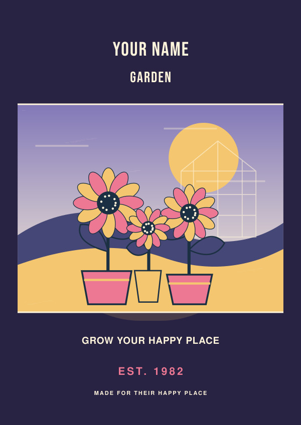 The Botanical Garden — Vibrant illustrations