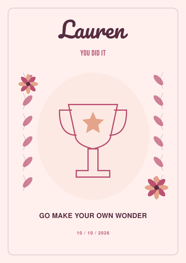Graduation Gift — for her — Celebration edit