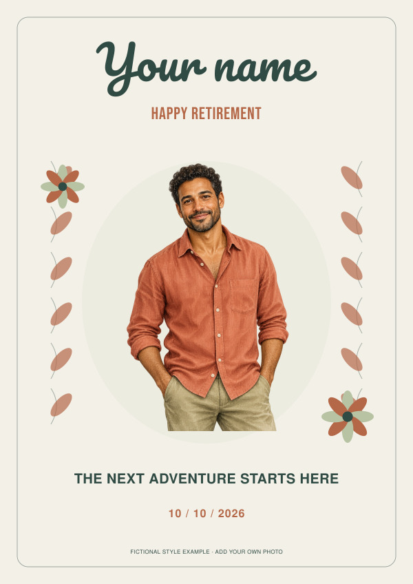 Watercolour Studio Retirement — Photo character prints
