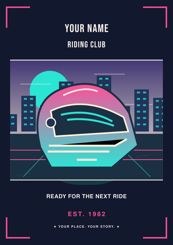 The Helmet Hero — Vibrant illustrations