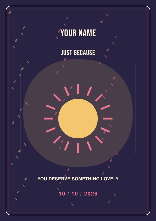 Just Because — for her — Occasion art