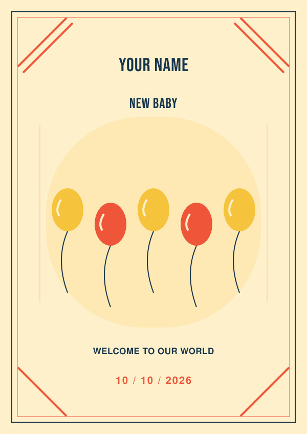 New Baby — for her — Occasion art