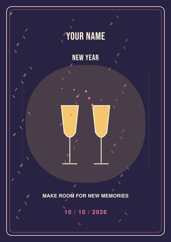 New Year — for her — Occasion art