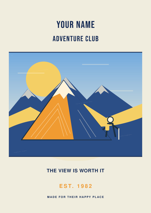 The Peak Explorer — Vibrant illustrations