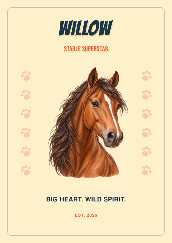 Horse Personality Print — Pet personalities
