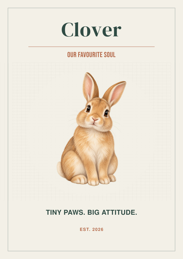 Rabbit Gallery Portrait — Pet personalities