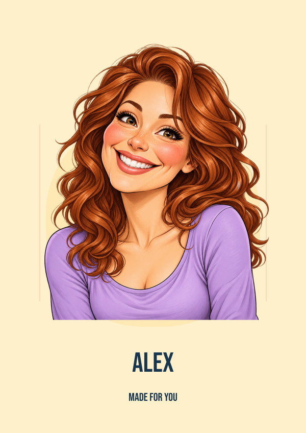 Funny caricature Photo Gift — Photo studio