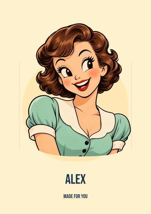 Retro cartoon Photo Gift — Photo studio