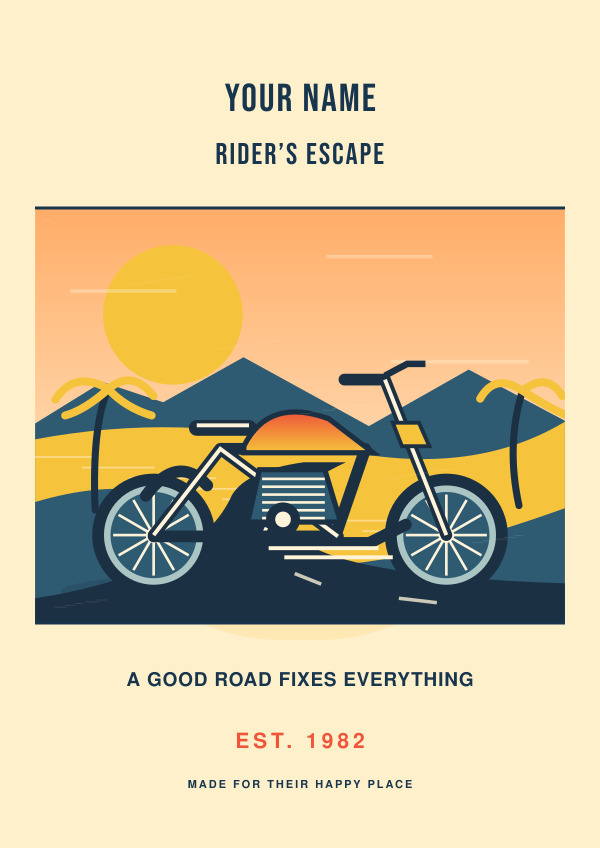 The Rider’s Escape — Vibrant illustrations