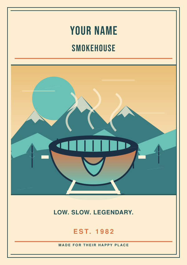 Smokehouse Stories — Vibrant illustrations