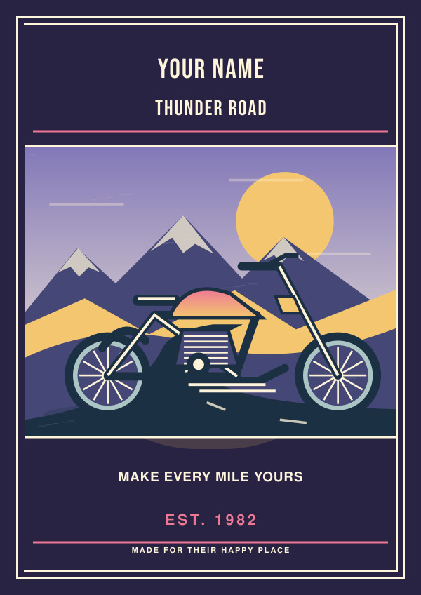 Thunder Road — Vibrant illustrations
